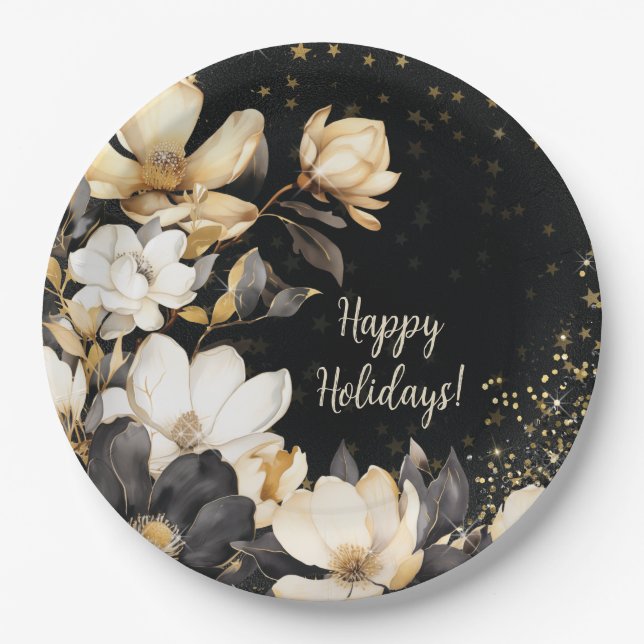 Glaminour Holiday Party Plate Pappteller (Vorderseite)