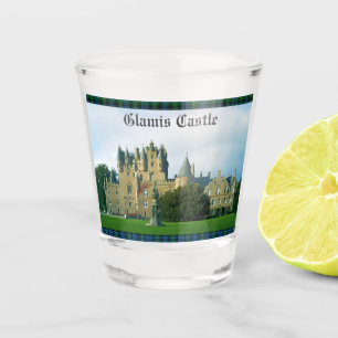Glamis Castle Angus Scotland Landschaftlich Schnapsglas