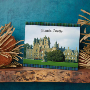 Glamis Castle Angus Scotland Landschaftlich Tablet Fotoplatte