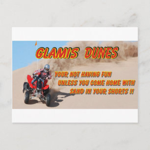 GLAMIS DÜNEN POSTKARTE