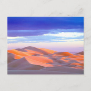 Glamis Sand Dunes bei Sonnenuntergang Postkarte