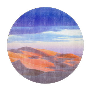 Glamis Sand Dunes bei Sonnenuntergang Schneidebrett