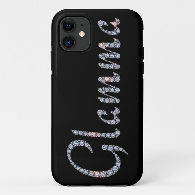 Glamma bling Telefonkasten Case-Mate iPhone Hülle (Rückseite)