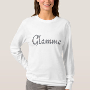 Glamma, das lang-sleeved T - Shirt bling ist
