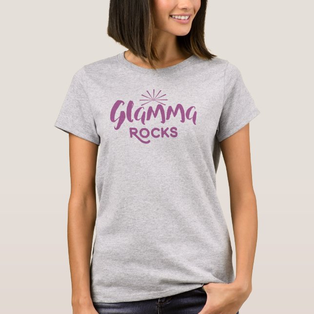 Glamma Felsen T-Shirt (Vorderseite)