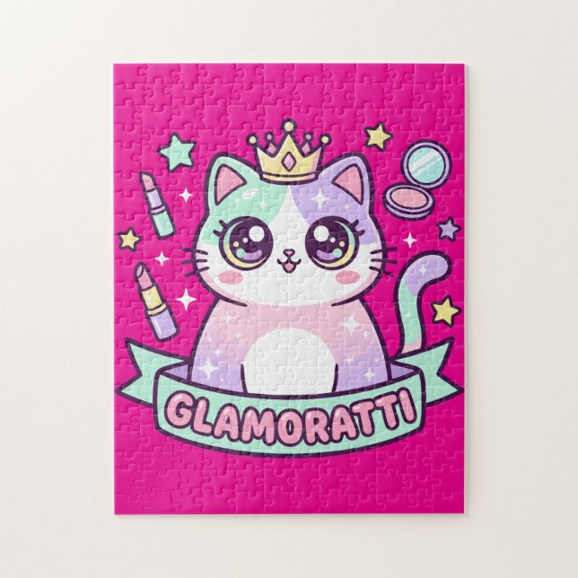 Glamoratti Katze Puzzle (Vertikal)