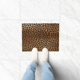Glamoratti Leopardenprint-Willkommensmatte Fußmatte