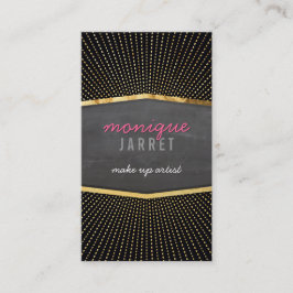 GLAMOROUS Goldfolie Art Deko Sunburgh Modernes Sch Visitenkarte