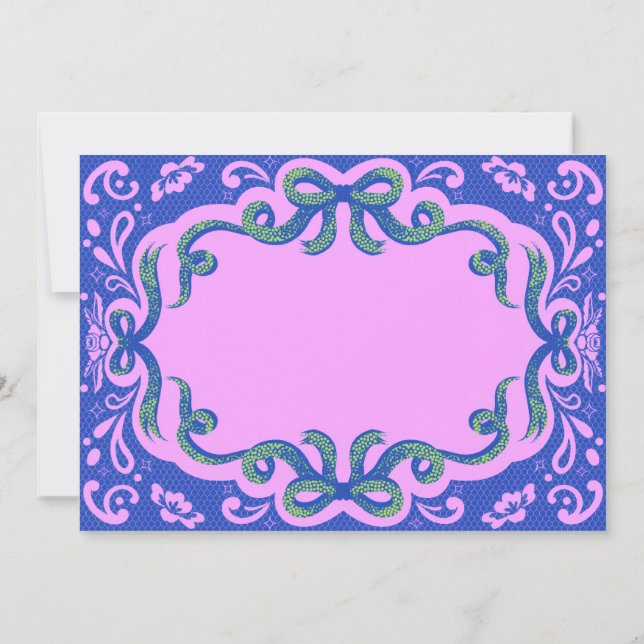 Glamorous Greetings Mitteilungskarte (Rückseite)