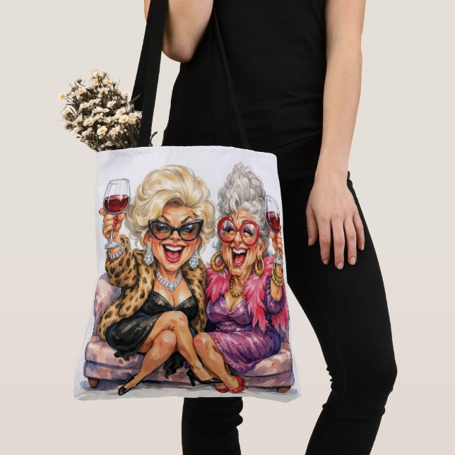 Glamorous Old Ladies With Red Wine (Von Nahem)