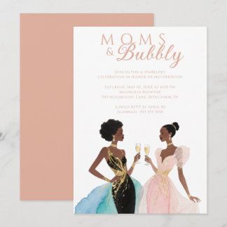 Glamorous Vintage Moms & Bubbly Brunch TMF26 Einladung