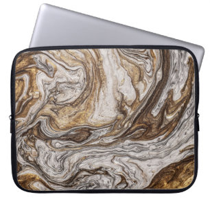 Glamour 001 Flüssigbraun-Töne Laptopschutzhülle