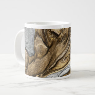 Glamour 002 Flüssigbraun Farben Riesencafetasse Jumbo-Tasse