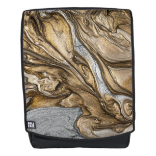 Glamour 002 flüssige braune Farben Rucksack