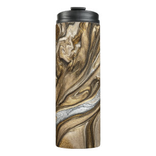 Glamour 002 flüssige braune Farben Thermosbecher