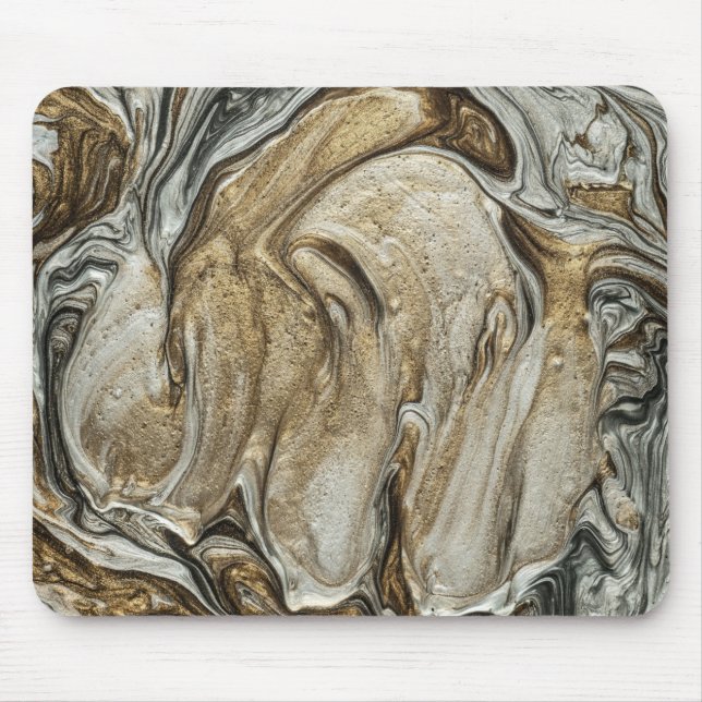 Glamour 003 flüssige Brauntöne Mousepad (Vorne)