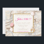Glamour 50. Party Gold Confetti Flutes Balloons Einladung<br><div class="desc">So können Sie sich ein Bild von dem Party machen, das Sie mit diesem eleganten Design einladen. Die Details in den vergoldeten Imitaten glänzen mit einem wirbelnden Hintergrund aus goldenen Konfetti, Champagnerflöten und Ballons. Personalisieren Sie den Text einfach auf Ihre eigenen Daten, und Sie können auch die Schriftart und Textfarben...</div>