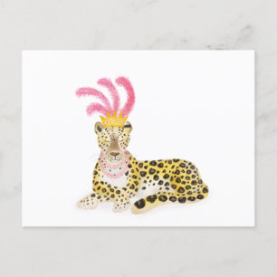 Glamour Amur leopard Postkarte