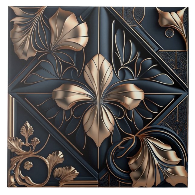 Glamour Art Deco Tiles Collection Fliese (Vorderseite)