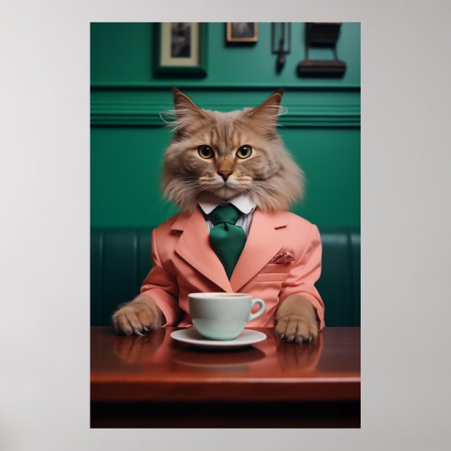 Glamour Bengalisch Cat Poster (Vorne)