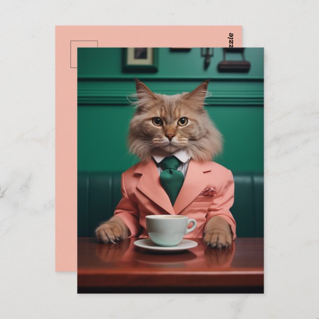 Glamour Bengalisch Cat Postkarte (Vorne/Hinten)