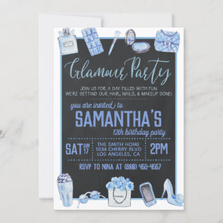 Glamour Birthday Party Einladung