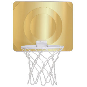 Glamour Blank Template Custom Imitats Gold Mini Basketball Netz