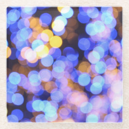 Glamour Blue Lights Getränkekammer Glasuntersetzer