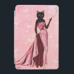 Glamour Cat Pink iPad Mini Hülle<br><div class="desc">Mode und Figuration</div>