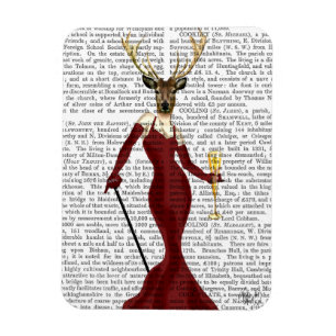 Glamour Deer in Marsala Magnet