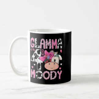 Glamour der vier launischen 4. Geburtstags-Bauernh Kaffeetasse