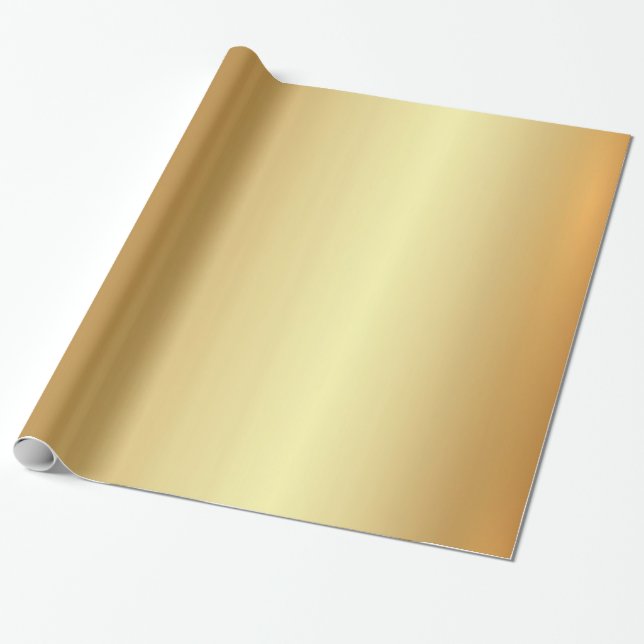 Glamour Elegante Gold Cooles Geschenk Geschenkpapier (Ungerollt)