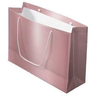 Glamour Elegante Moderne Rose Gold Template Trendy Große Geschenktüte