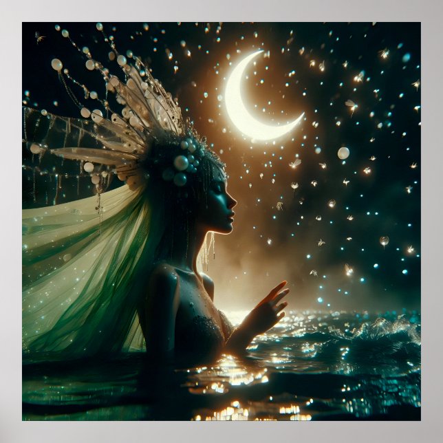 Glamour Fashion Luxus Fantasy Märchen Foto Poster (Vorne)