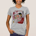 Glamour Fashion, Makeup Essentials T-shirt for her<br><div class="desc">Step into style with this ultimate glam collection! Featuring iconic red high heels, a chic eyeshadow palette, bold lipstick, and beauty essentials, this design is perfect for every fashionista and makeup lover. Whether you're a beauty blogger or just love a touch of glamour, this vibrant illustration looks stunning on t-shirts....</div>