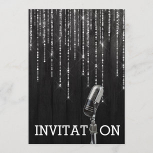 Glamour Festival Geburtstag Personalisierte Einlad Einladung