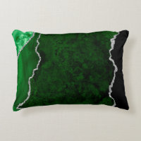 Glamour Forest Green Marmor Chic Silver Glitzer