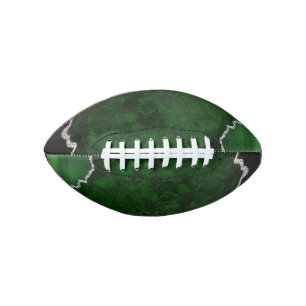 Glamour Forest Green Marmor Chic Silver Glitzer Football