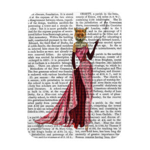 Glamour Fox in Rosa Magnet