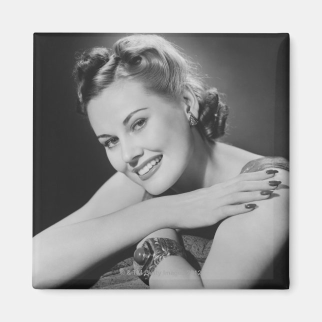Glamour-Frau Magnet (Vorne)