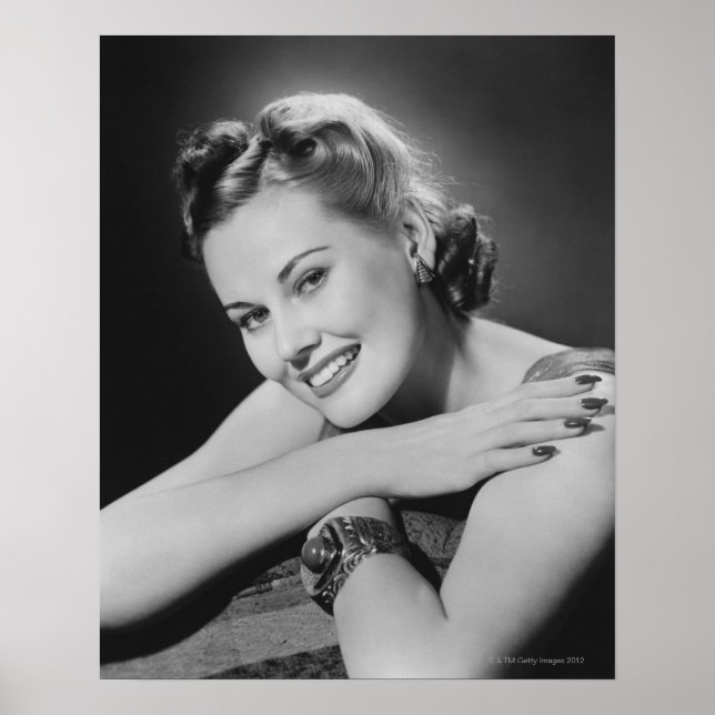 Glamour-Frau Poster (Vorne)