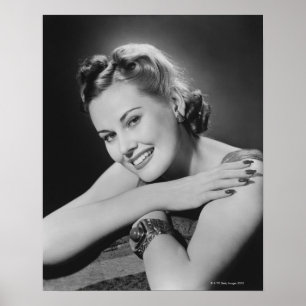 Glamour-Frau Poster
