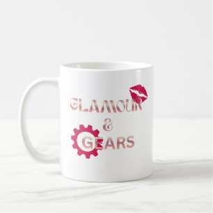 Glamour & Gears Femininer Mechaniker-Humor Kaffeetasse