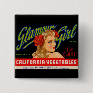 Glamour Girl Button