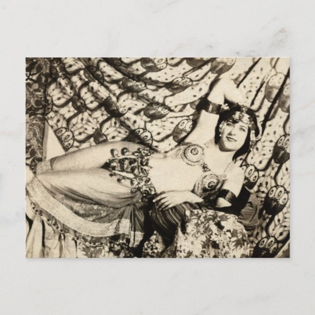 Glamour Girl Postkarte (Vorderseite)