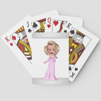 Glamour Girly Pink Diva Spielkarten
