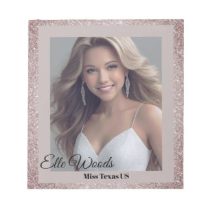 Glamour Glitz Autograph Pad Notizblock