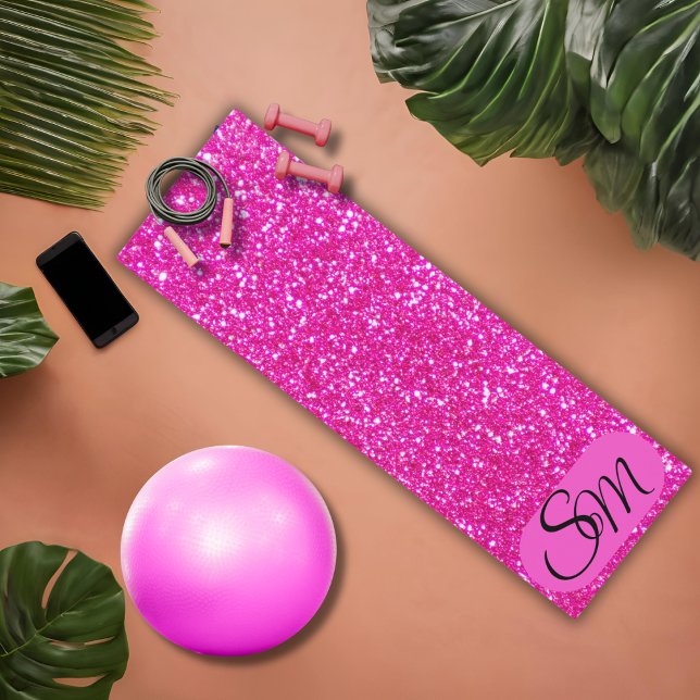 Glamour Glitz Personalisiert Yoga Mat Yogamatte (Von Creator hochgeladen)