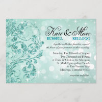 Glamour Glitzer Luxe Bokeh Wedding | Minze