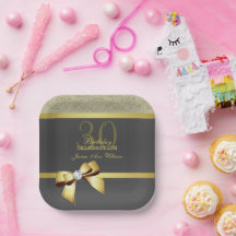 Glamour Gold & Black Birthday Party